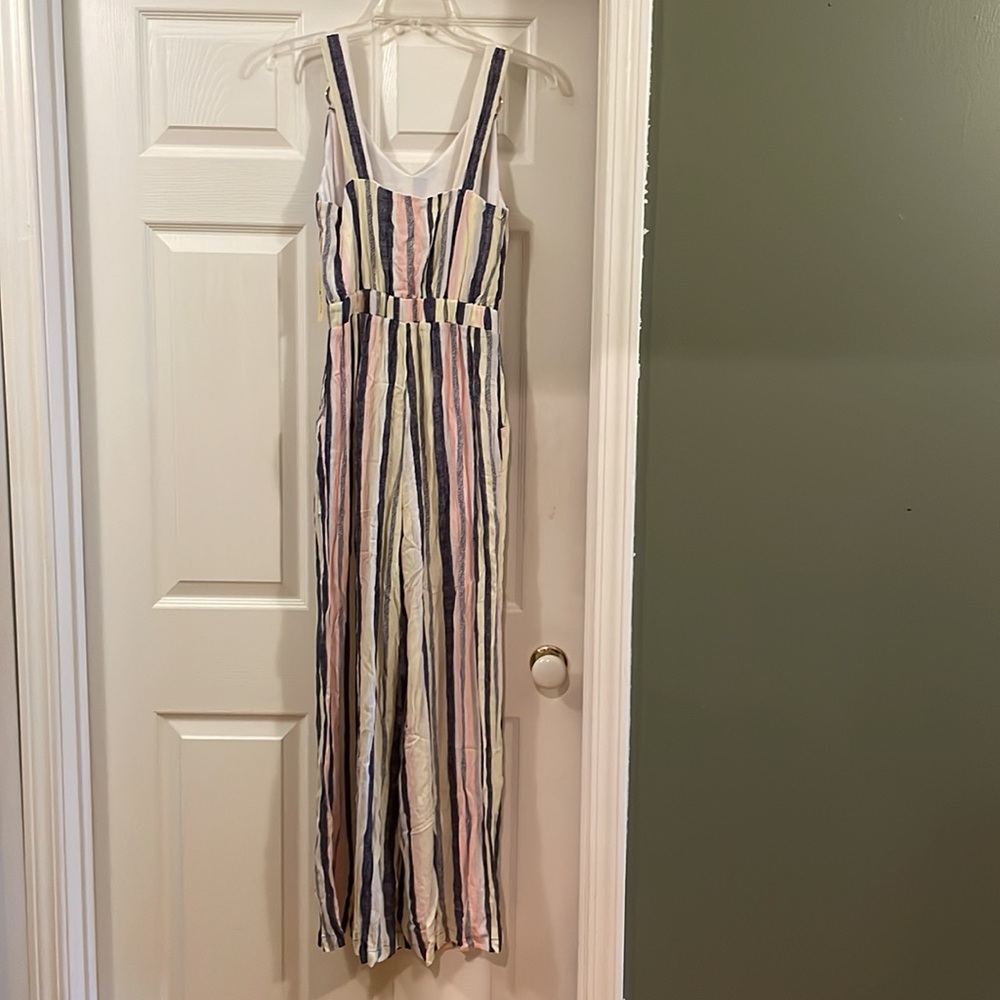 Striped summer jumpsuit - Picture 4 of 4